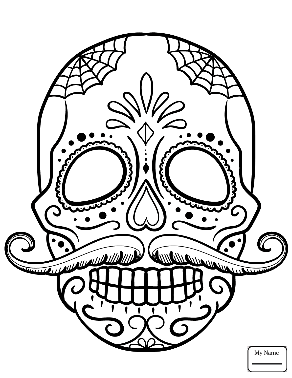 1181x1530 Arts Culture Sugar Skull With Crown Sugar Skulls Coloring Pages