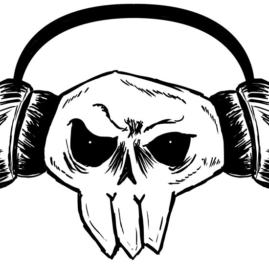 550x550 Skull Headphone My Art On Products To Buy Skull