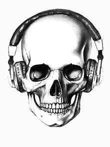 220x294 Skull Headphones T Shirts Redbubble
