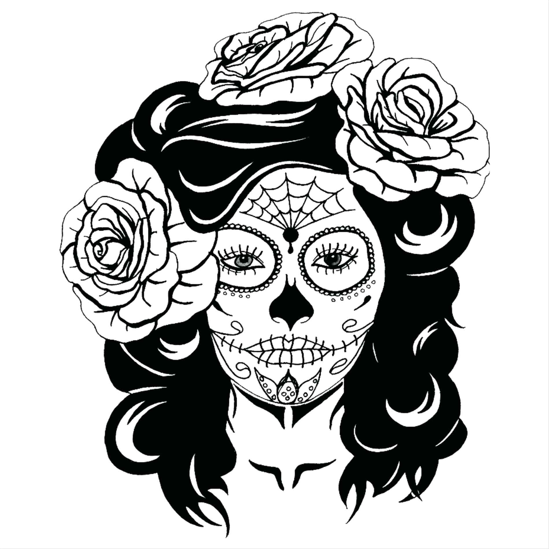 1899x1899 Sugar Skull Tattoo Drawings