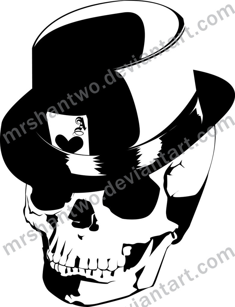 781x1022 Skull N Hat By Mrshantwo