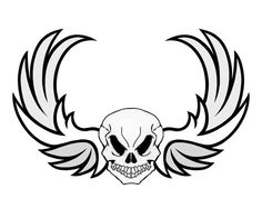 236x188 How To Draw A Skull With Wings (Part 1 Of 2) Sugar Skulls