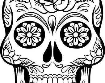 340x270 Sugar Skull Roses Etsy