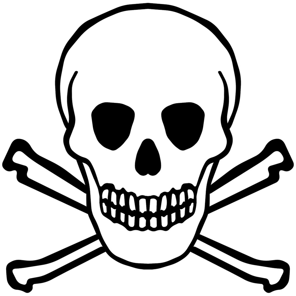 973x973 Skull Clipart Easy