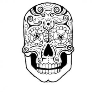 300x300 How To Draw A Sugar Skull Step By Step Sugar Skulls