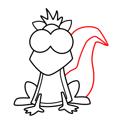 400x400 Drawing A Cartoon Skunk