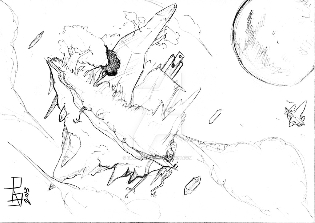 1024x724 Sketch Sky Land By Cinderell O