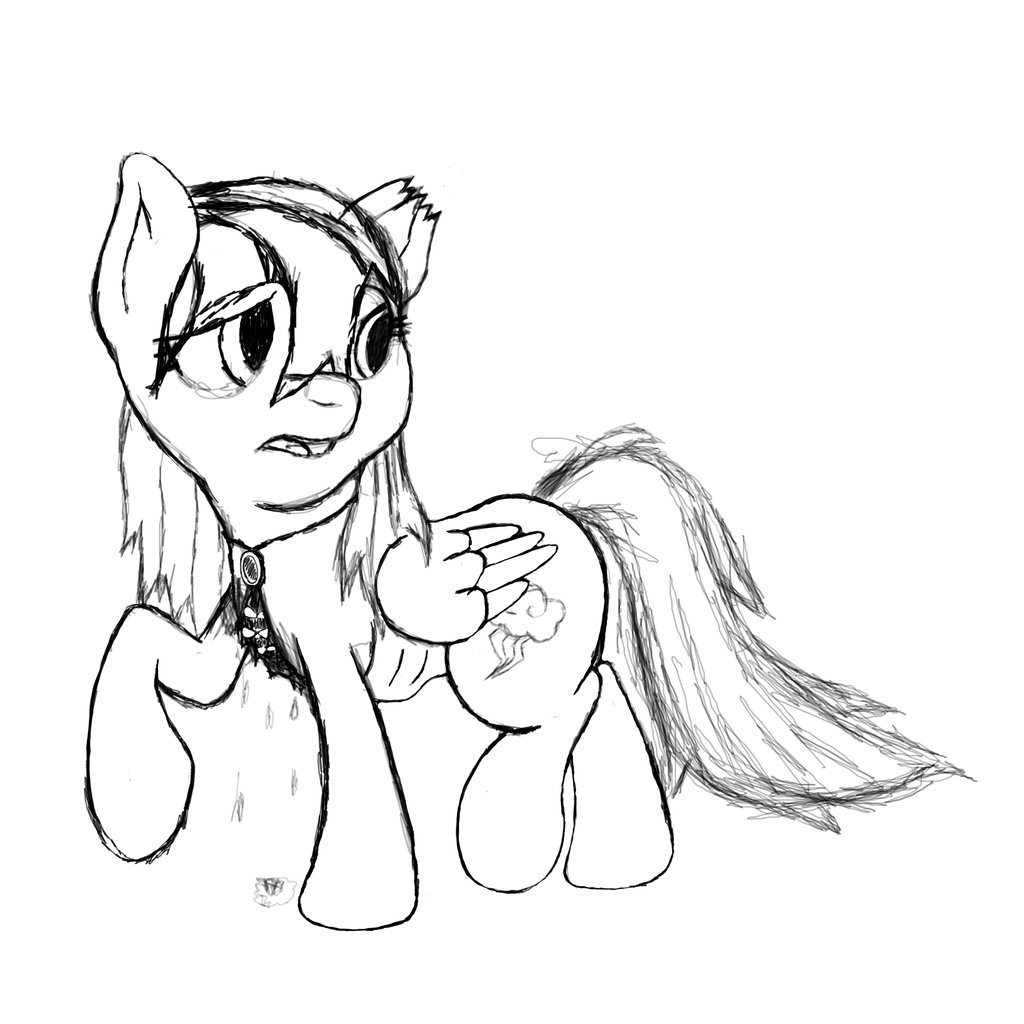 1024x1024 Zombie Rainbow Dash Drawing By Sky Sketch