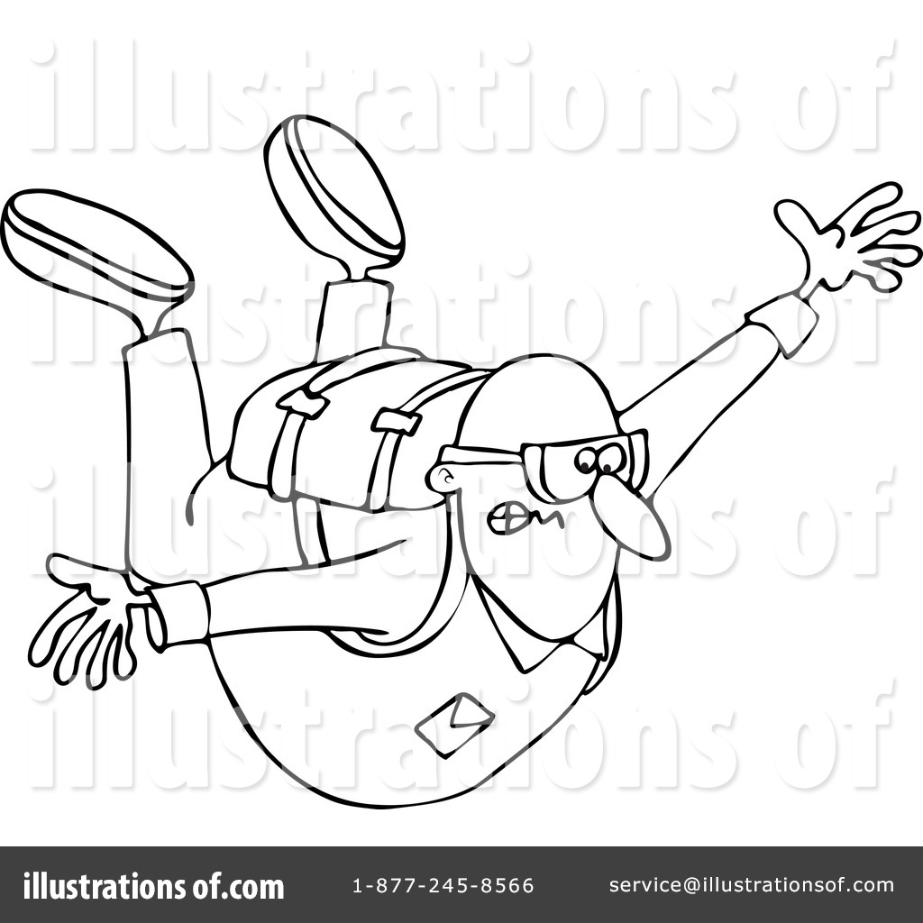 1024x1024 Skydiving Clipart