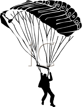 270x350 Skydiving Clipart Black And White