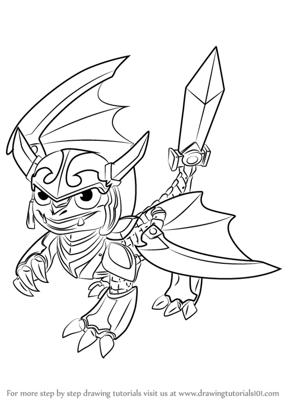 567x800 Learn How To Draw Blades From Skylanders (Skylanders) Step By Step