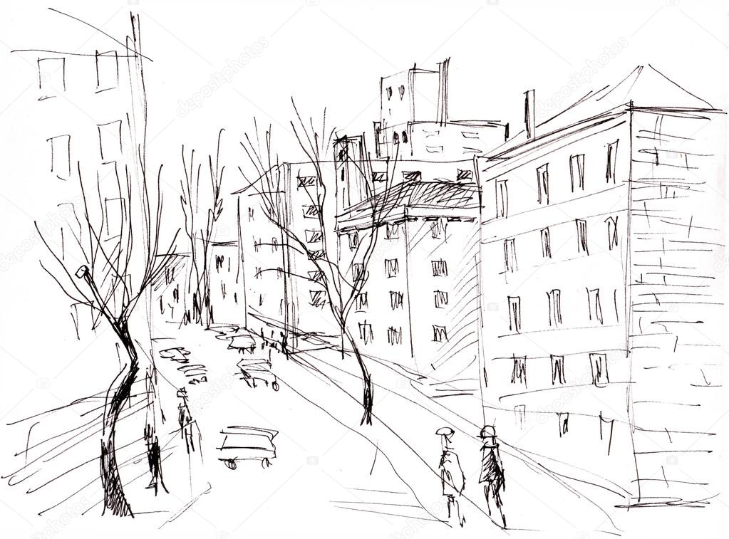 1023x757 Winter Skyline,moscow Stock Photo Krimzoya