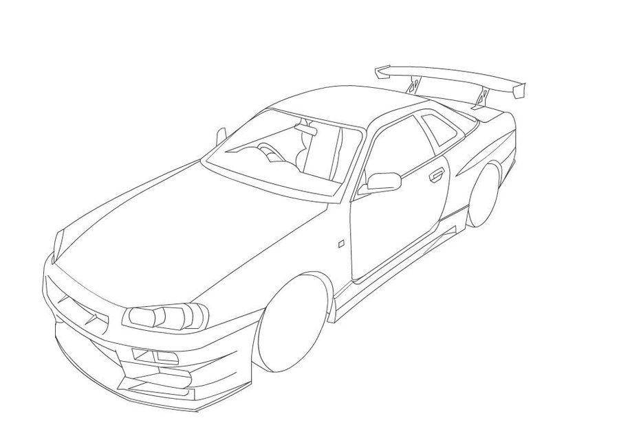 900x625 Skyline Line Art By Leetghostdriver