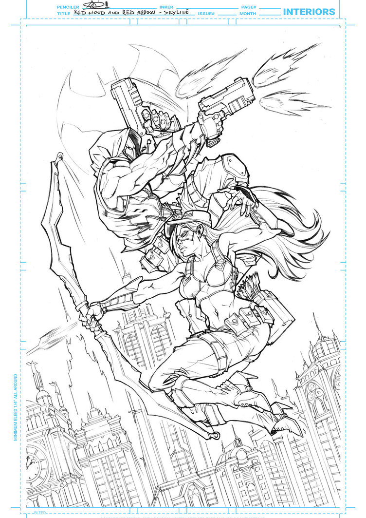 752x1063 Red Hood And Red Arrow