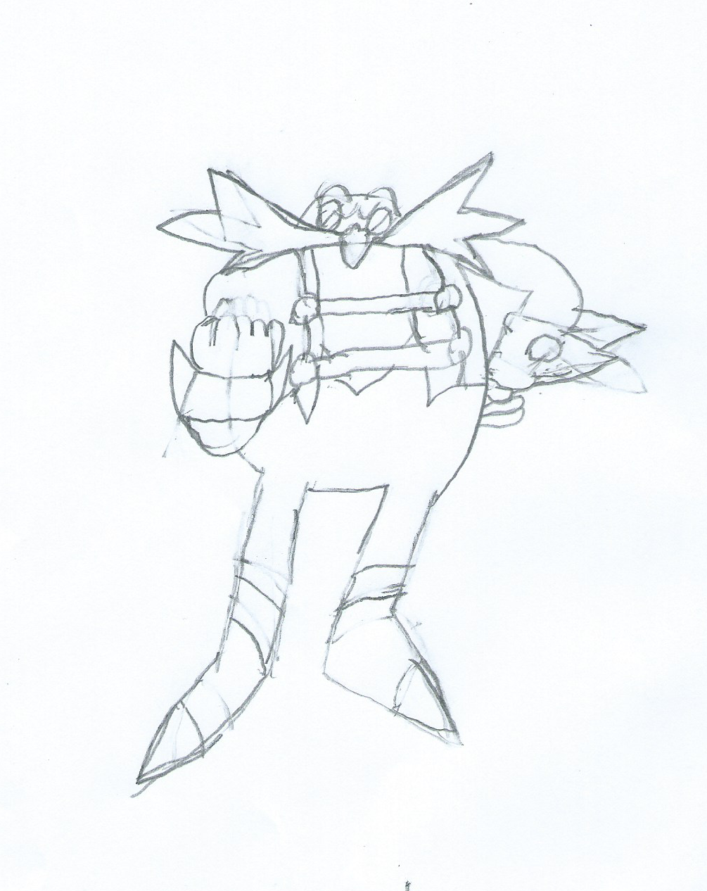 1005x1266 Sonic Skyline Eggman Sketch By Jackthecat779