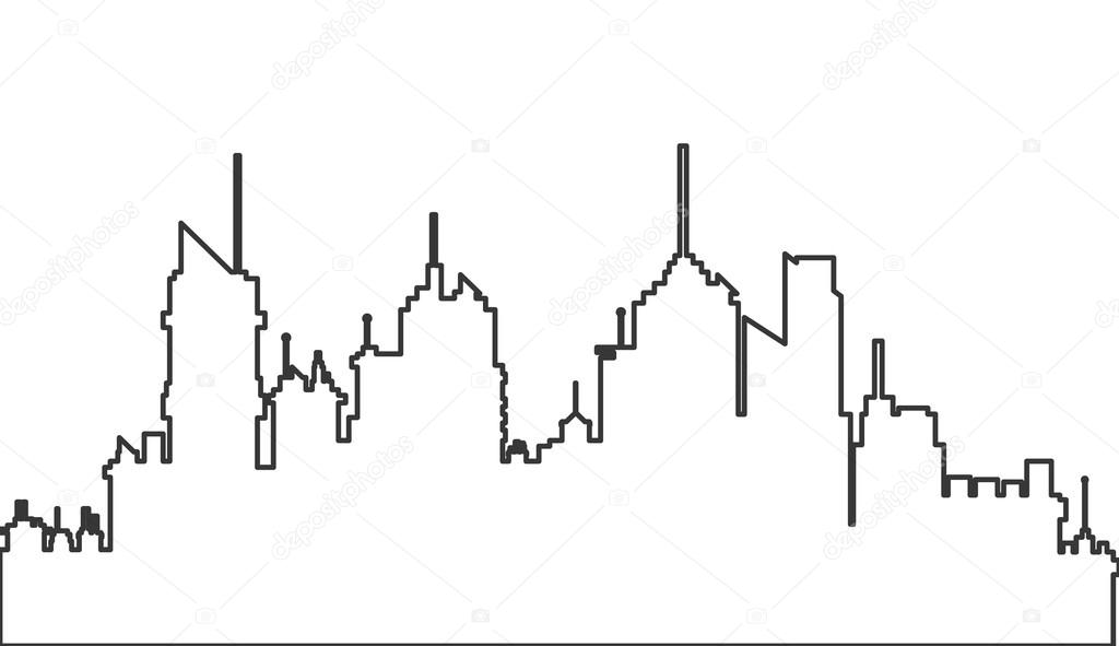 1024x591 City Skyline Icon Stock Vector Jemastock