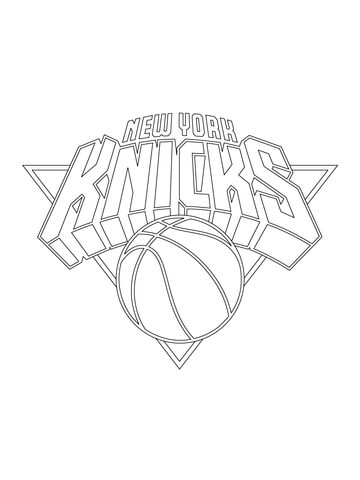360x480 New York Knicks Logo Coloring Page Free Printable Coloring Pages