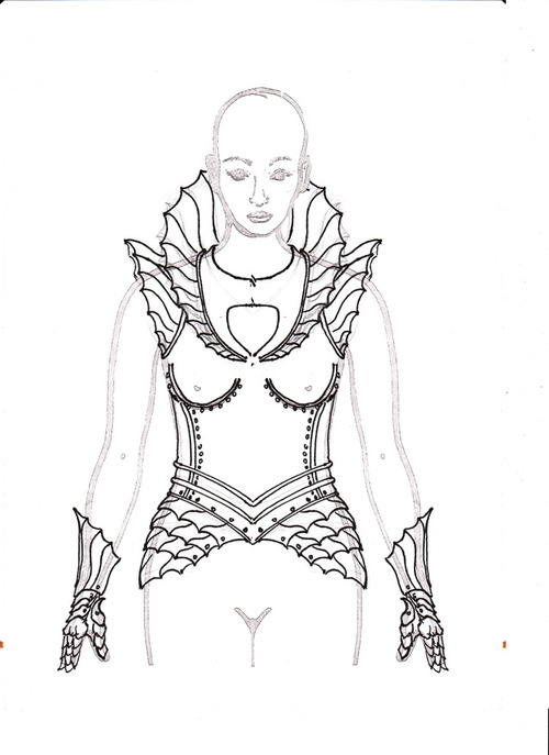 500x687 Misc Sketch 11 By Prince Another Armor Sketch Armors