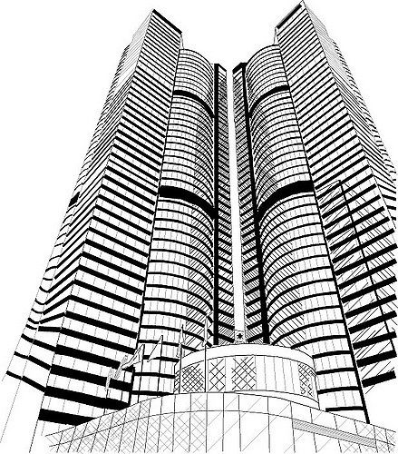 Skyscraper Drawing