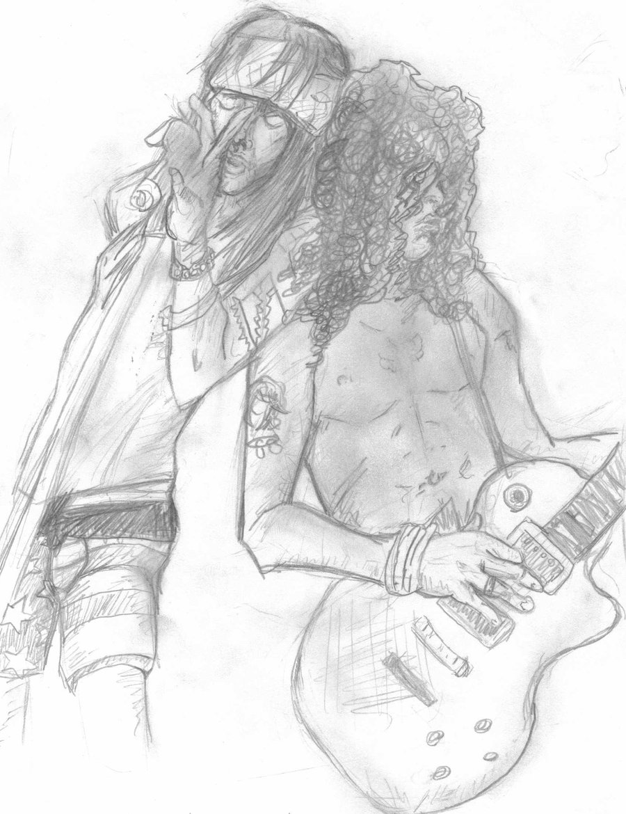 900x1170 Slash N Axl By Mychemicalpuppy