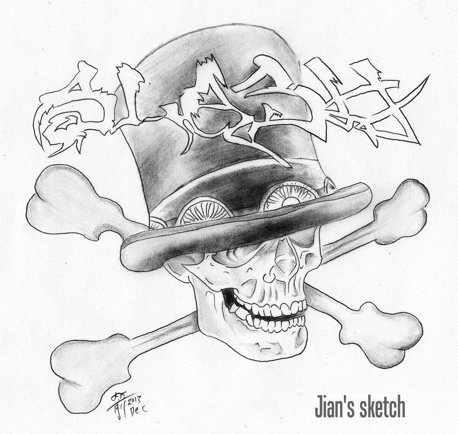 918x870 Slash Skull By Jianchong