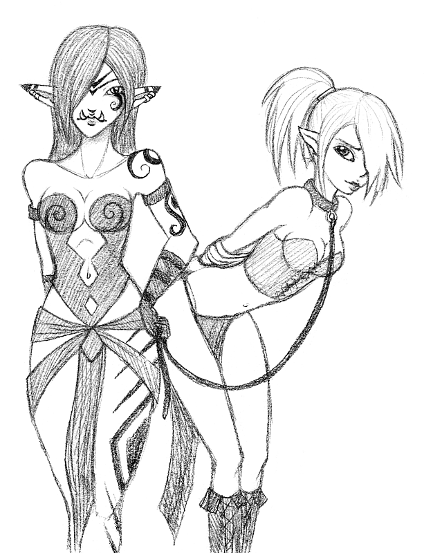 613x800 Orc And Slave By Syokira