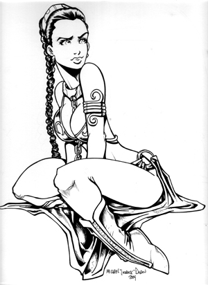 300x412 Slave Leia By Locoduck