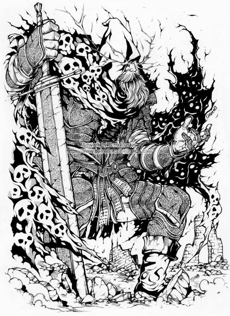 763x1048 Slave Knight Gael