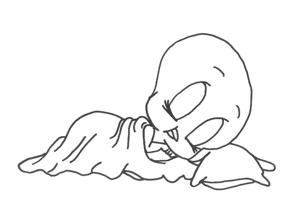 1024x744 Sleeping Coloring Page