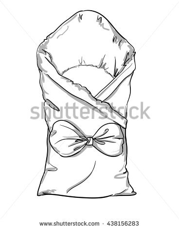 368x470 Blanket For Newborns Illustration Sketch, Envelope Newborn