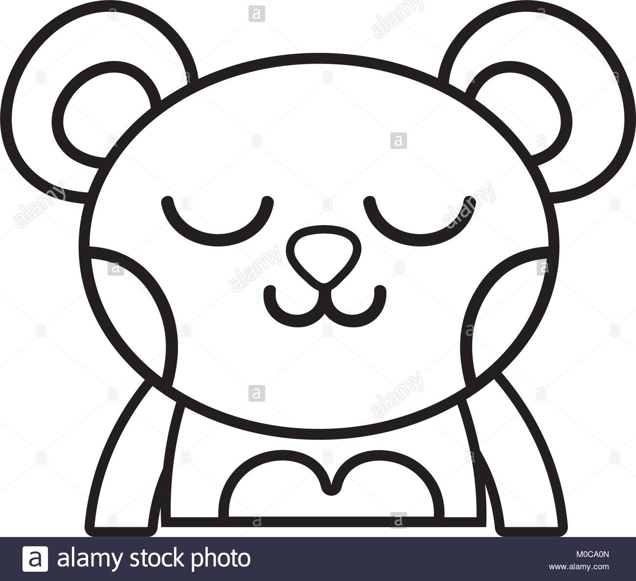 1300x1189 Sleeping Bear Black And White Stock Photos Amp Images