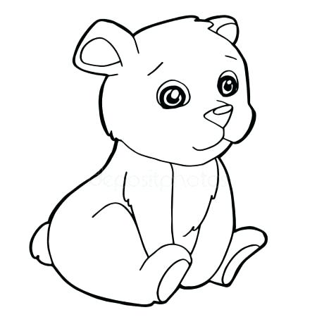 450x450 Sleeping Bear Coloring Page Bibliotique.us