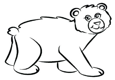 476x333 Bear Coloring Pages Preschool Sleeping Bear Coloring Page Teddy