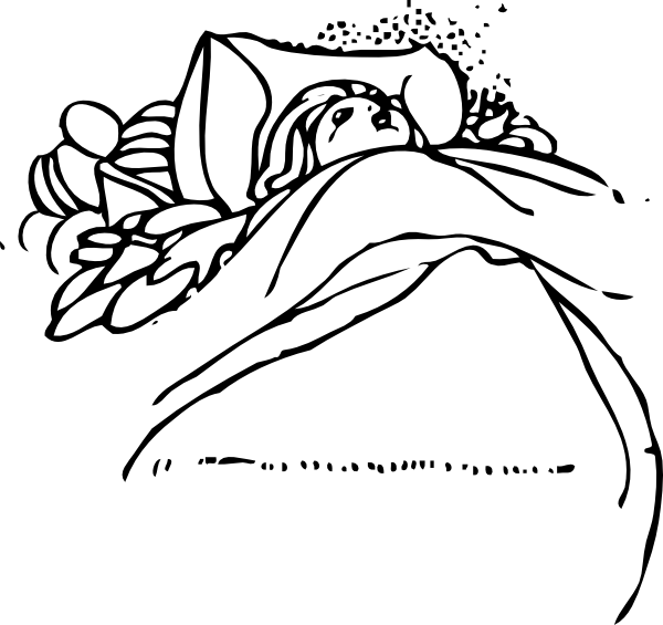 600x565 Child Sleeping Clip Art