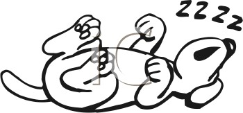 350x163 Sleeping Dog Cartoon Characters