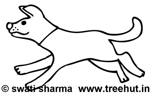 640x396 Dog Coloring Pages