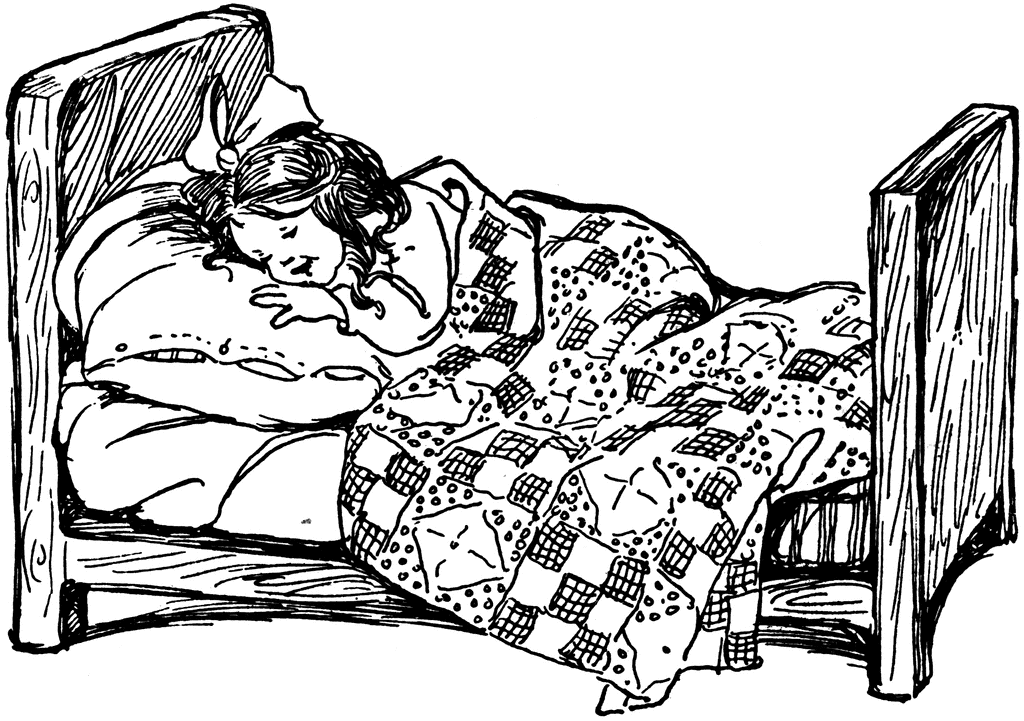 1024x721 Girl Sleeping Clipart Etc