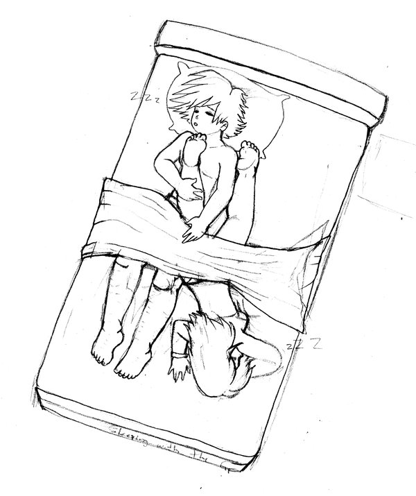 600x715 Sexy Cute Anime Girl Art Sleeping With Gf (Drawing Manga Females