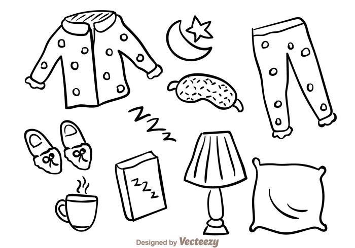 700x490 Sleep Sketch Icons