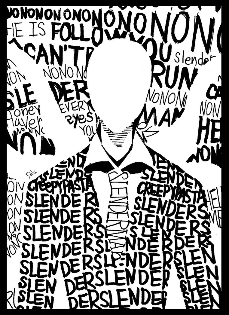 762x1048 Slender Man By Delucat