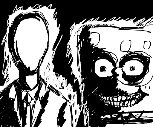 300x250 Slenderman And Creepy Spongebob