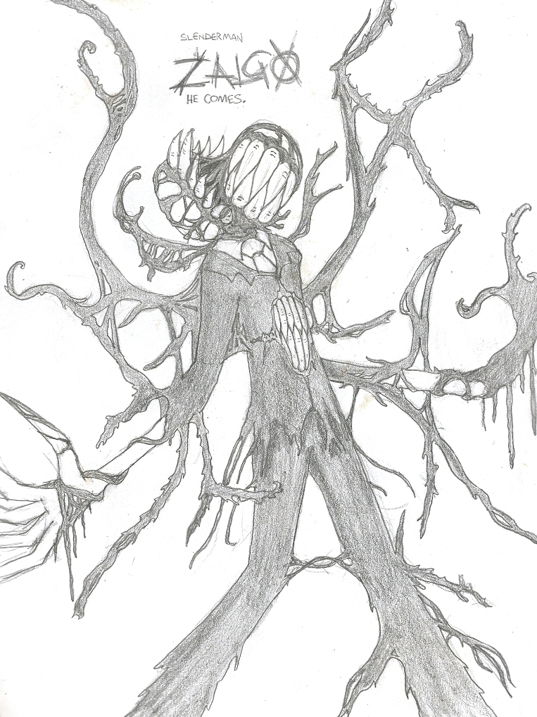 763x1019 Zalgo X Slenderman By Joahnaut