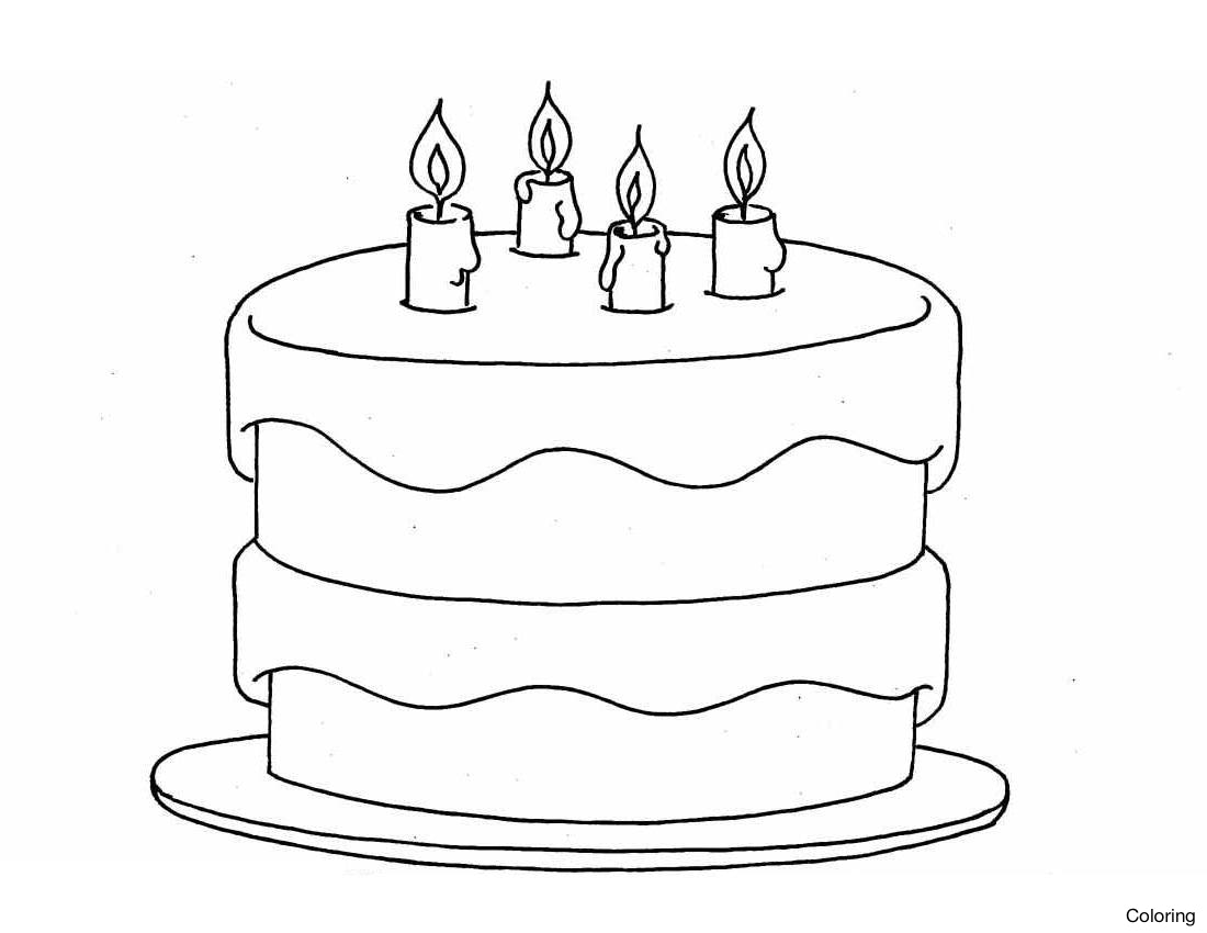 1100x850 Maxresdefault How To Draw A Cake Coloring 23f Pop Design