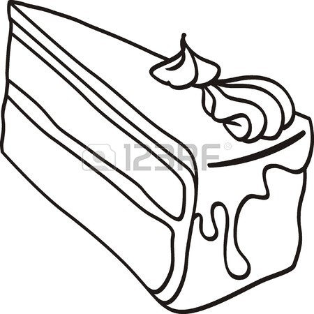 450x450 Piece Of Cake Doodle Royalty Free Cliparts, Vectors, And Stock