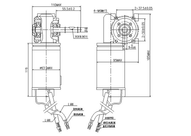 672x480 60w Brush Dc Sliding Glass Door Motor For Hold Open Hotels Banks