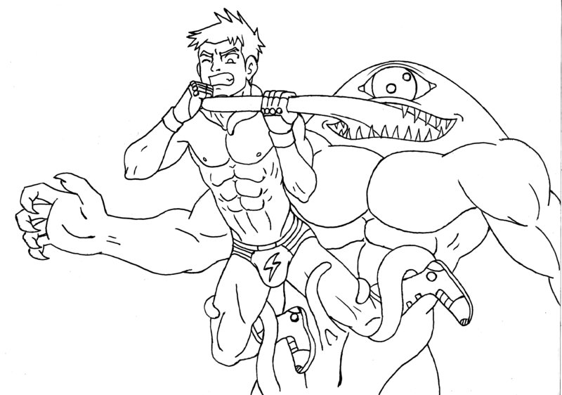 800x562 Slime Monster Vs Red Ray 2