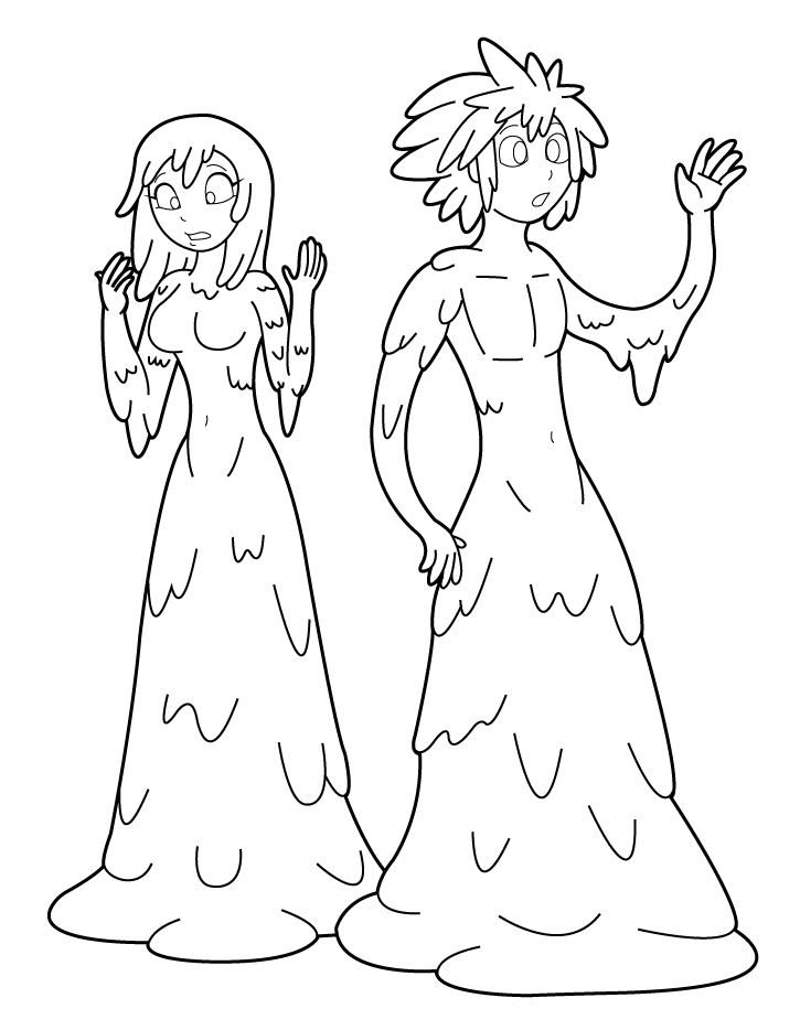 725x934 Slime Sora And Kairi By Kingmonster