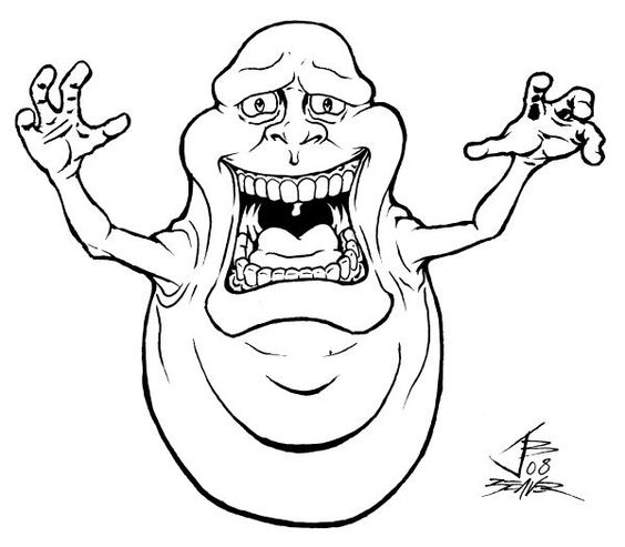 Slimer Drawing at GetDrawings | Free download