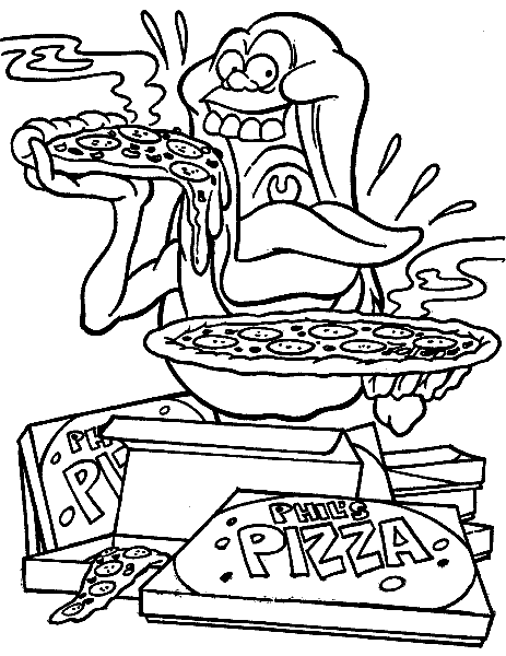 463x600 Ghostbusters Coloring Pages