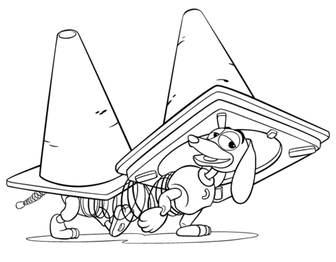 480x374 Slinky Dog Coloring Page Free Printable Coloring Pages